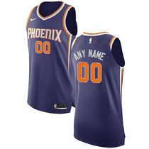 Women's Customized Nike Phoenix Suns Purple Authentic NBA Basketball Jersey