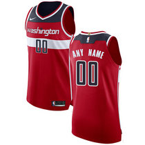 Women's Customized Nike Washington Wizards Red Authentic Stitched NBA jersey