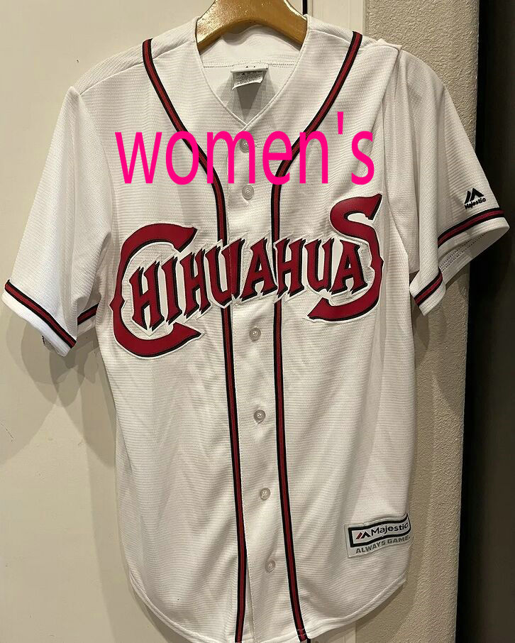 Women's El Paso Chihuahas SD Padress white jersey