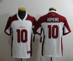 Women's Nike Arizona Cardinals #10 DeAndre Hopkins White Vapor Untouchable Authentic Stitched NFL Jersey
