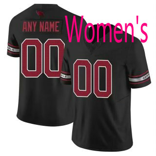 Women's Nike Arizona Cardinals Customized Black 2023 F.U.S.E Vapor Untouchable Authentic Stitched NFL Jerseys