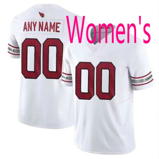 Women's Nike Arizona Cardinals Customized White 2023 F.U.S.E Vapor Untouchable Authentic Stitched NFL Jerseys