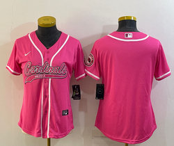 Women's Nike Arizona Cardinals Pink Joint Authentic Stitched baseball jersey