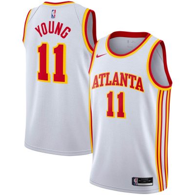 Women's Nike Atlanta Hawks #11 Trae Young White Authentic Stitched NBA Jersey