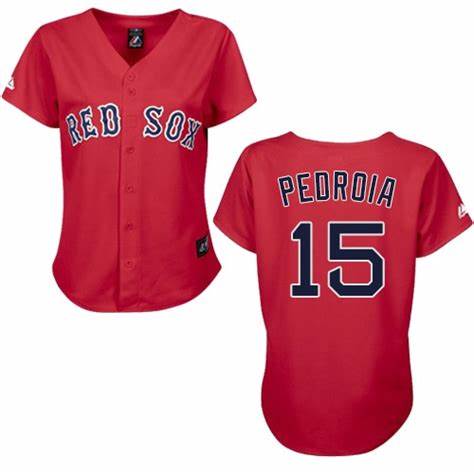 Women's Nike Boston Red Sox #15 Dustin Pedroia Red MLB jersey