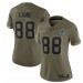 Women's Nike Dallas Cowboys #88 CeeDee Lamb Olive 2022 Salute To Service Stitched Jersey