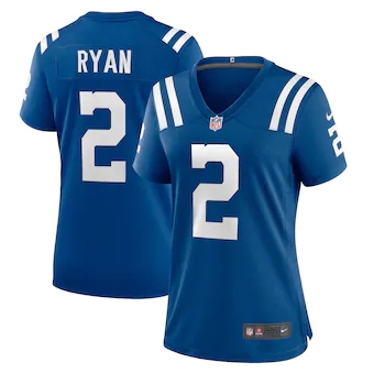 Women's Nike Indianapolis Colts #2 Matt Ryan Royal Blue Vapor Untouchable Authentic stitched NFL jersey