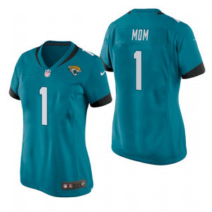 Women's Nike Jacksonville Jaguars #1 Dad Green 2021 Mother's Day Authentic Stitched NFL Jersey