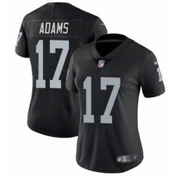 Women's Nike Las Vegas Raiders #17 Davante Adams Black Vapor Untouchable Authentic Stitched NFL Jersey
