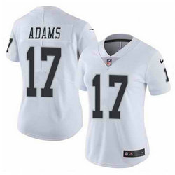 Women's Nike Las Vegas Raiders #17 Davante Adams White Vapor Untouchable Authentic Stitched NFL Jersey