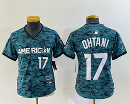 Women's Nike Los Angeles Angels of Anaheim #17 Shohei Ohtani 2023 All Star Authentic Stitched MLB Jersey