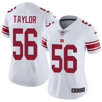 Women's Nike New York Giants #56 Lawrence Taylor White Vapor Untouchable Authentic Stitched NFL Jersey