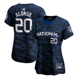Women's Nike New York Mets #20 Pete Alonso Royal 2023 All-Star Stitched Baseball Jersey