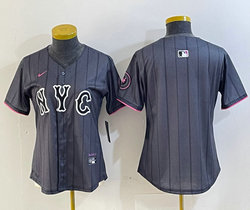 Women's Nike New York Mets Blank 2024 City Game Authentic Stitched MLB Jersey