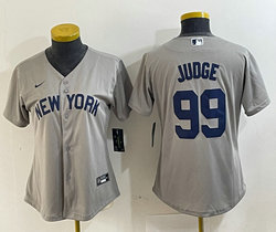 Women's Nike New York Yankees #99 Aaron Judge 2021 Field of Dreams Authentic Stitched MLB Jersey
