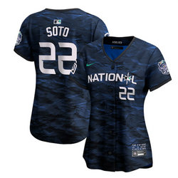 Women's Nike San Diego Padres #22 Juan Soto Royal 2023 All-Star Stitched Baseball Jersey