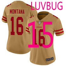 Women's Nike San Francisco 49ers #15 LUVBUG Inverted Legend Vapor Untouchable Authentic Stitched NFL jersey