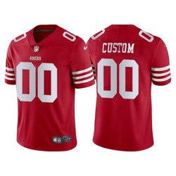 Women's Nike San Francisco 49ers Customized Red 2022 Vapor Untouchable Authentic Stitched NFL Jerseys