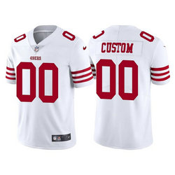 Women's Nike San Francisco 49ers Customized White 2022 Vapor Untouchable Authentic Stitched NFL Jerseys