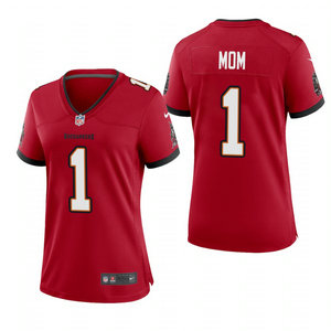 Women's Nike Tampa Bay Buccaneers #1 Dad Red 2021 Mother's Day Authentic Stitched NFL Jersey