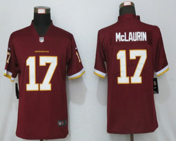 Women's Nike Washington Redskins #17 Terry McLaurin Burgundy Red New Vapor Untouchable Authentic Stitched NFL Jersey