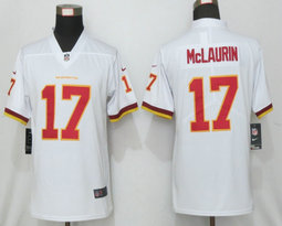 Women's Nike Washington Redskins #17 Terry McLaurin Burgundy White New Vapor Untouchable Authentic Stitched NFL Jersey