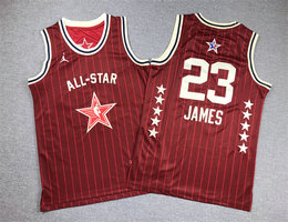 Youth 2024 All-Star #23 Lebron James Stitched Basketball Jersey
