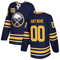 Youth Adidas Buffalo Sabres Customized Navy Blue Home Authentic Stitched NHL Jersey