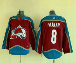 Youth Adidas Colorado Avalanche #8 Cale Makar Burgundy Red Home Authentic Stitched NHL Jersey