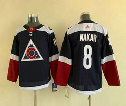 Youth Adidas Colorado Avalanche #8 Cale Makar Navy Blue Third Authentic Stitched NHL Jersey