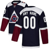 Youth Adidas Colorado Avalanche Customized Navy Blue Home Authentic Stitched NHL Jersey