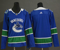 Youth Adidas Vancouver Canucks Blank Blue Authentic Stitched NHL Jerseys