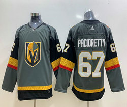 Youth Adidas Vegas Golden Knights #67 Max Pacioretty Gray Authentic Stitched NHL jersey