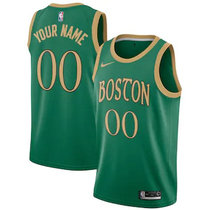 Youth Customized Nike Boston Celtics 2019-20 Green City Authentic Stitched NBA jersey.jpg