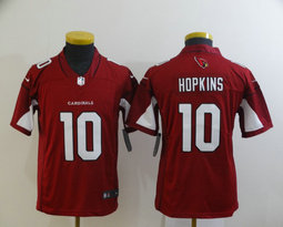 Youth Nike Arizona Cardinals #10 DeAndre Hopkins Red Vapor Untouchable Authentic Stitched NFL Jersey