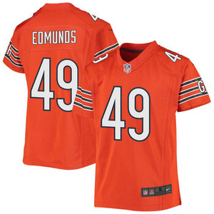 Youth Nike Chicago Bears #49 Tremaine Edmunds Orange Vapor Untouchable Authentic Stitched NFL Jersey