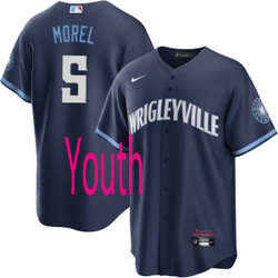 Youth Nike Chicago Cubs #5 Christopher Morel Chicago City Game Stitched MLB Jersey