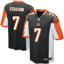 Youth Nike Cincinnati Bengals #7 Boomer Esiason Black Authentic Stitched NFL Jersey