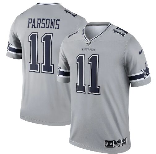 Youth Nike Dallas Cowboys #11 Micah Parsons Grey Inverted Legend Vapor Untouchable Authentic Stitched NFL jersey