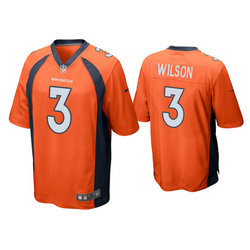 Youth Nike Denver Broncos #3 Russell Wilson Orange Vapor Untouchable Authentic stitched NFL jersey