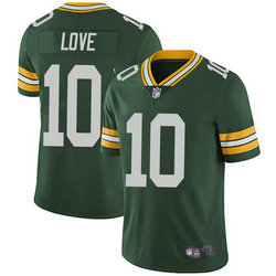 Youth Nike Green Bay Packers #10 Jordan Love Green Vapor Untouchable Authentic Stitched NFL Jersey