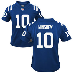 Youth Nike Indianapolis Colts #10 Gardner Minshew Blue Vapor Untouchable Authentic Stitched NFL Jersey