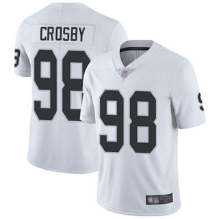 Youth Nike Las Vegas Raiders #98 Maxx Crosby White Vapor Untouchable Authentic Stitched NFL Jersey