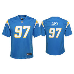Youth Nike Los Angeles Chargers #97 Joey Bosa Powder Blue Vapor Untouchable Authentic Stitched NFL Jersey