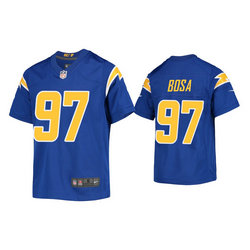 Youth Nike Los Angeles Chargers #97 Joey Bosa Royal Vapor Untouchable Authentic Stitched NFL Jersey