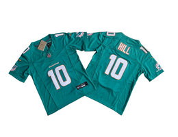 Youth Nike Miami Dolphins #10 Tyreek Hill Aqua 2023 F.U.S.E Vapor Stitched Football Jersey