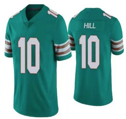 Youth Nike Miami Dolphins #10 Tyreek Hill Green Throwback Vapor Untouchable Authentic Stitched NFL Jersey