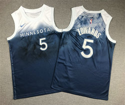 Youth Nike Minnesota Timberwolves #5 Anthony Edwards 2024 City Authentic Stitched NBA Jersey