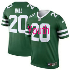 Youth Nike New York Jets #20 Breece Hall Green 2024 Vapor Untouchable Stitched NFL Jersey