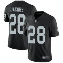 Youth Nike Oakland Raiders #28 Josh Jacobs Black Vapor Untouchable Limited Authentic Stitched NFL Jersey